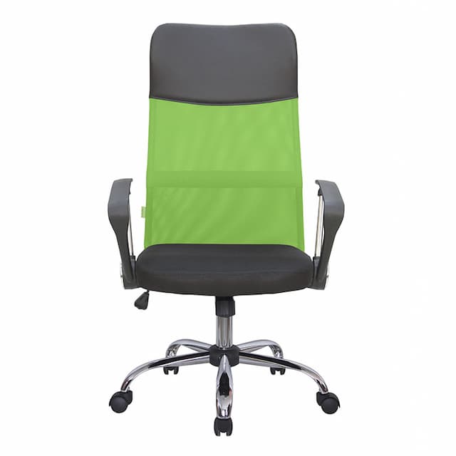 Кресло Riva Chair Smart RCH 8074 чёрный/зелёный