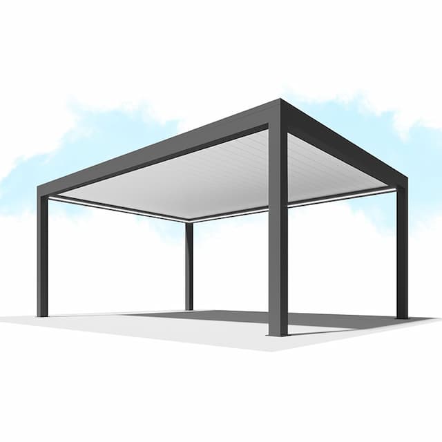 Пергола Сити-Форм Pergola В500-25П Bioclimatic с поворотными ламелями ЛАМЕЛЬ 250 X 53 (5,5х3,5) 1 модуль