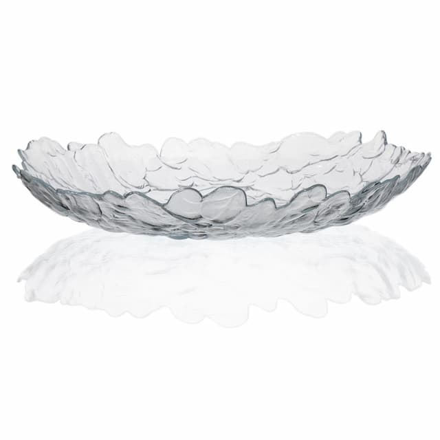 Блюдо ARDACAM Lava ARD 2083.2 d 40 см h 7,5 см (стекло, цвет / декор белый)