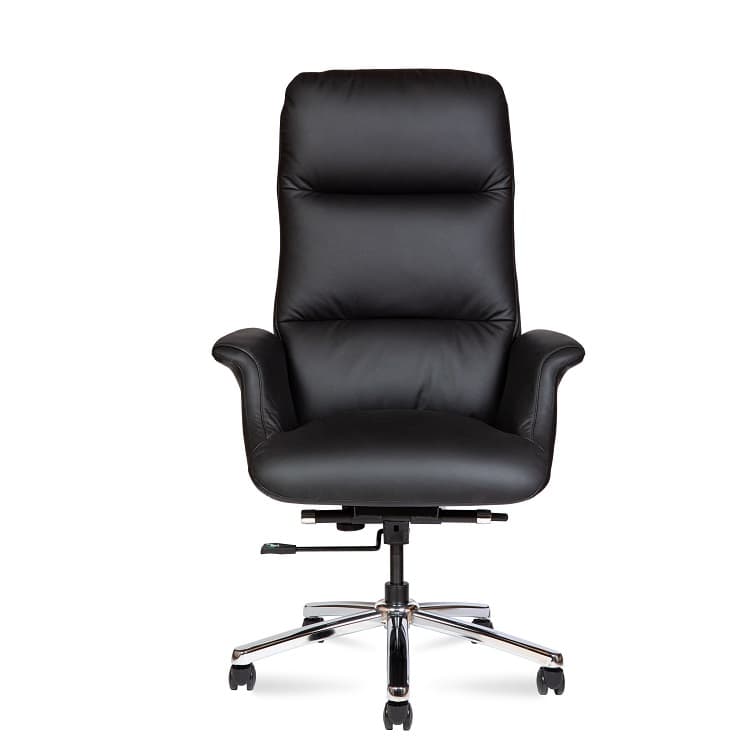 Кресло офисное Norden BILBAO FG-1813A (черная кожа)