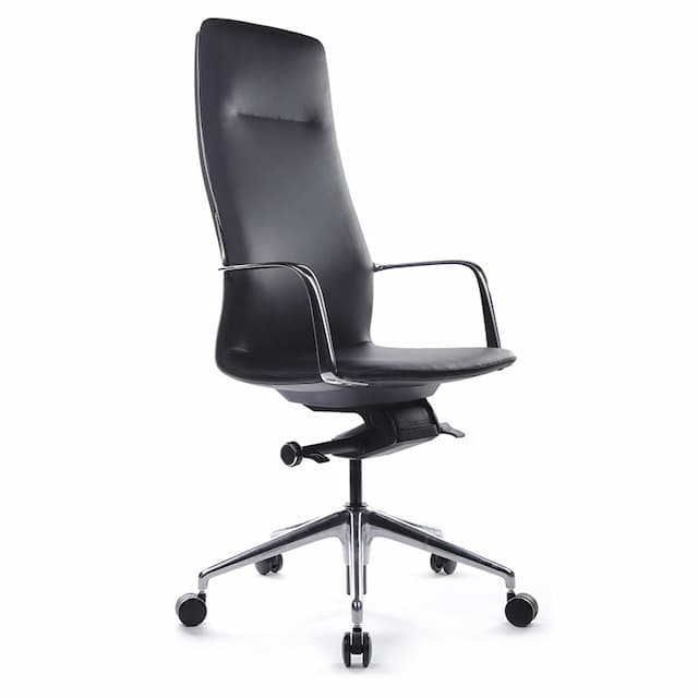 Кресло RV DESIGN Plaza FK004-A13 Чёрный (A8) натуральная кожа