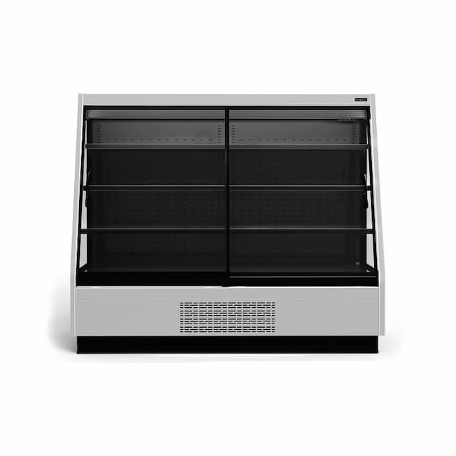Витрина холодильная Carboma Tokyo 2 F16-08 VV 1,9-1 STANDARD фронт X1 (версия 2.0) (9006-9005)