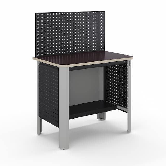 Верстак слесарный безтумбовый  с одинарным экраном Kobor Expert MW/P1-200/70