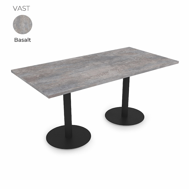 Стол на 2-х опорах Алсав 21VAST.120 Basalt