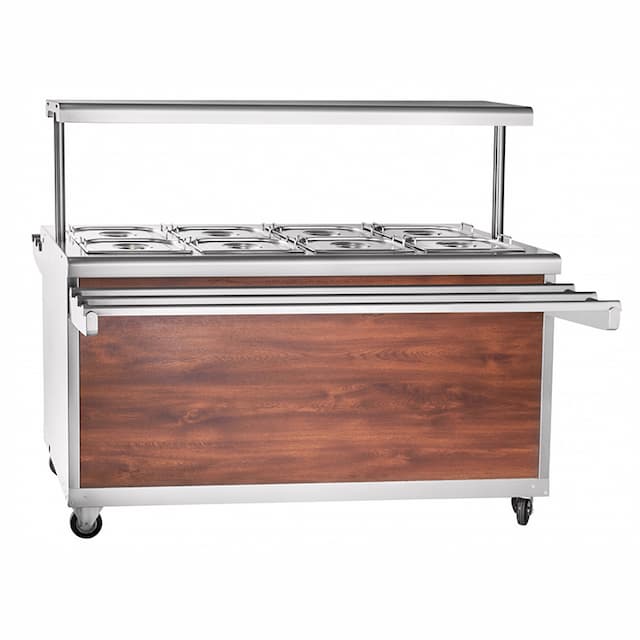 Мармит 2-х блюд Abat ЭМК-70ПМ-01 паровой цвет дуб