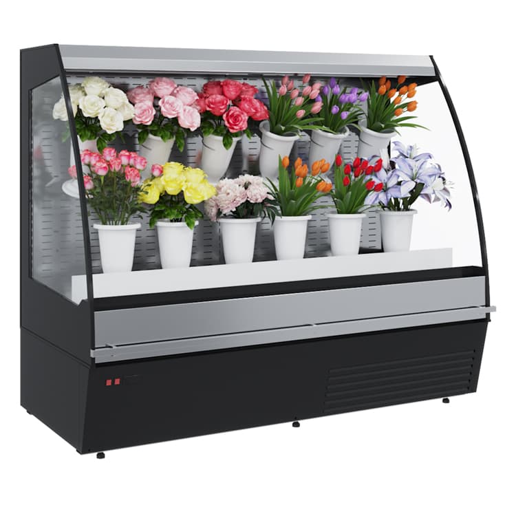 Витрина холодильная F16-08 VM 1,3-2 0020 FLORA (цвет по схеме (фронт стандартный цвет))