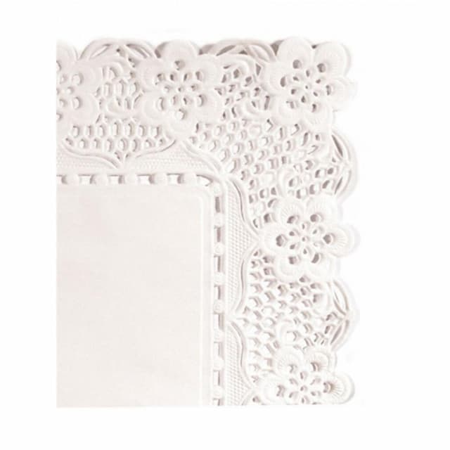 Салфетка ажурная белая 27x21 см, 250 шт/уп, Garcia de PouИспания